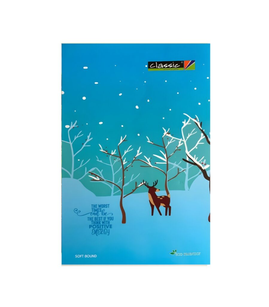 Classic- King Size Notebook Unruled 72 Pages