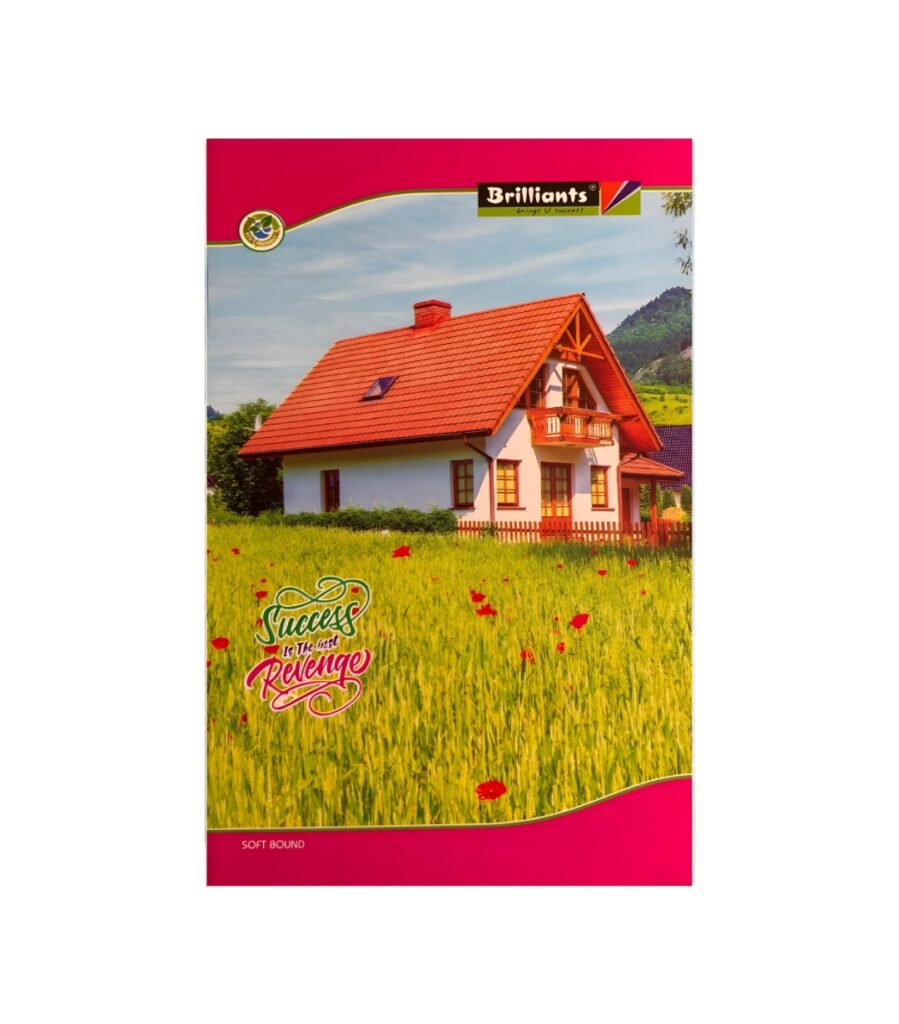 Brilliant- Regular Long Notebook Unruled 132 Pages