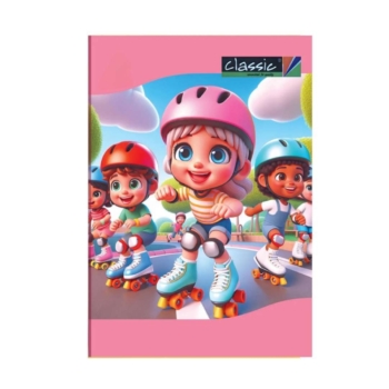 classic- Regular Long Notebook Unruled 120 Pages