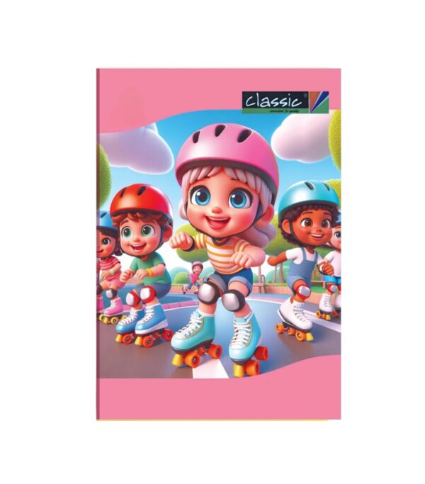 classic- Regular Long Notebook Unruled 120 Pages