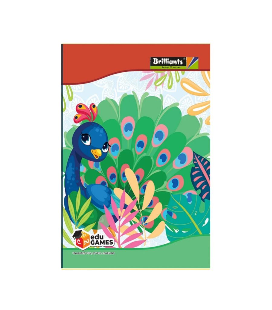 Brilliant- Regular Long Notebook Unruled 120 Pages