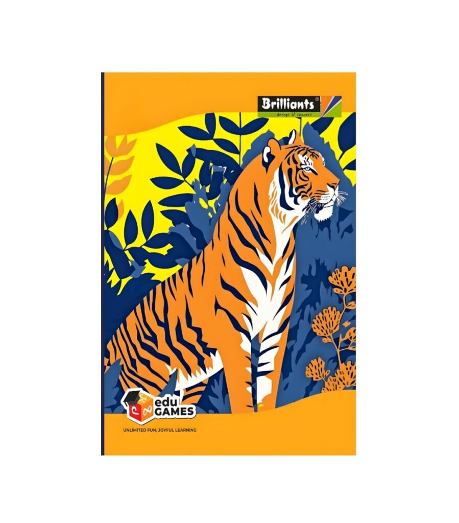 Brilliant- Regular Long Notebook Unruled 128 Pages