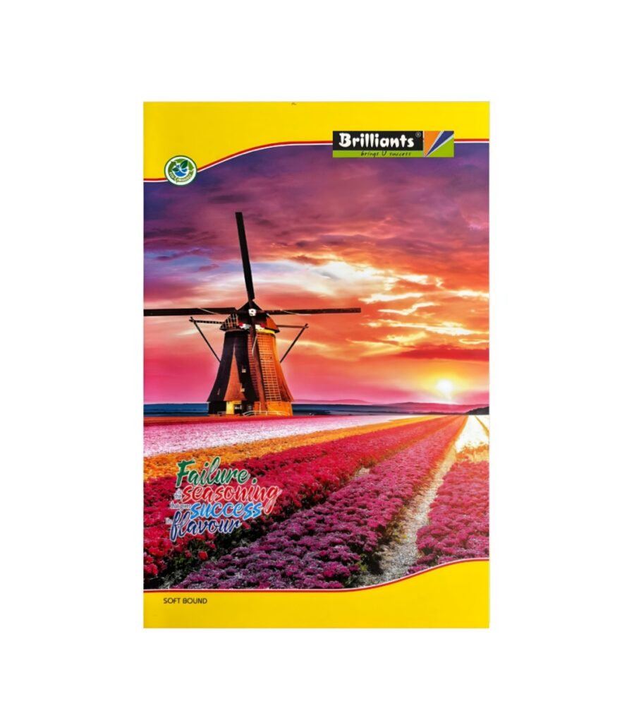 Brilliant- Regular Long Notebook Unruled 52 Pages